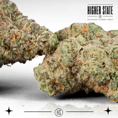 White Buffs by Delta Farms — flower detail