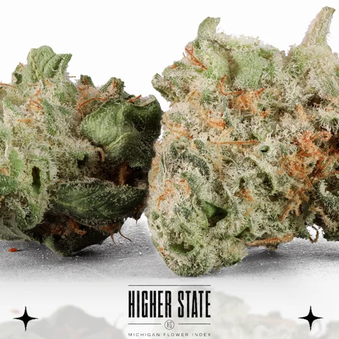 Green Crack by Glacier — flower detail
