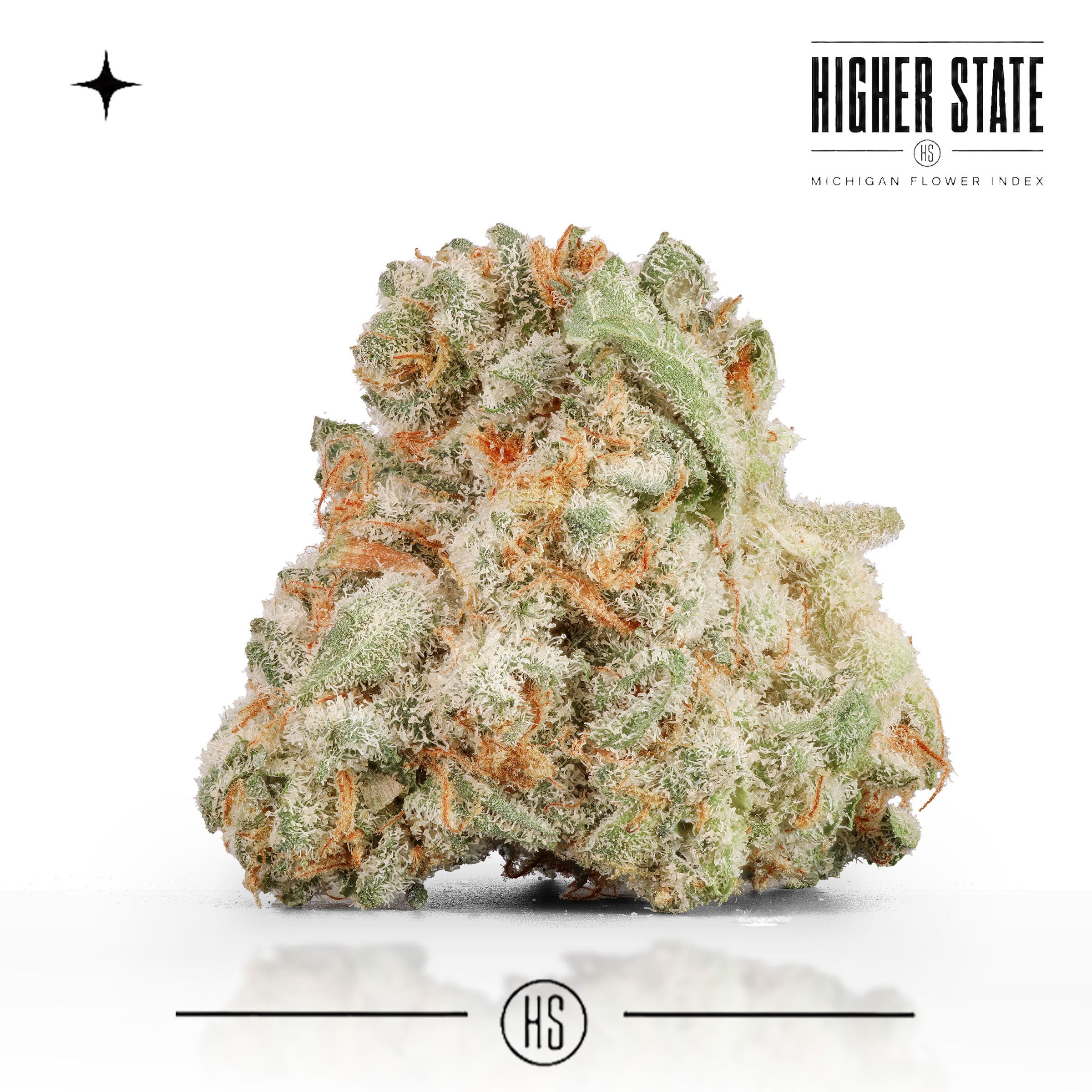 Orange Push Pop by Muskegon Grow Co. — whole flower